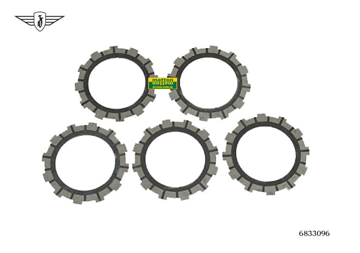 6833096 Koppelingsplaatset Zundapp KS125 AC Newfren